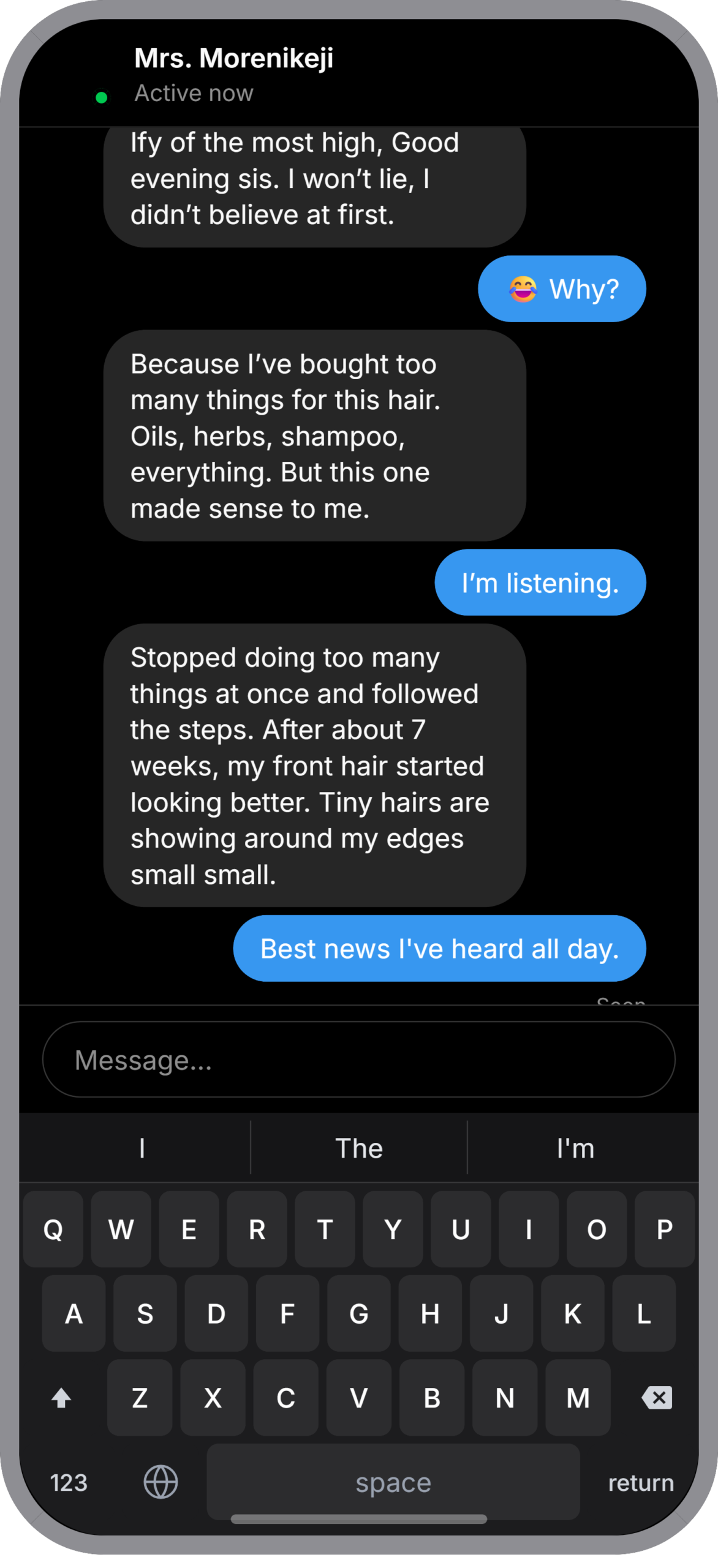 Testimonial screenshot 3