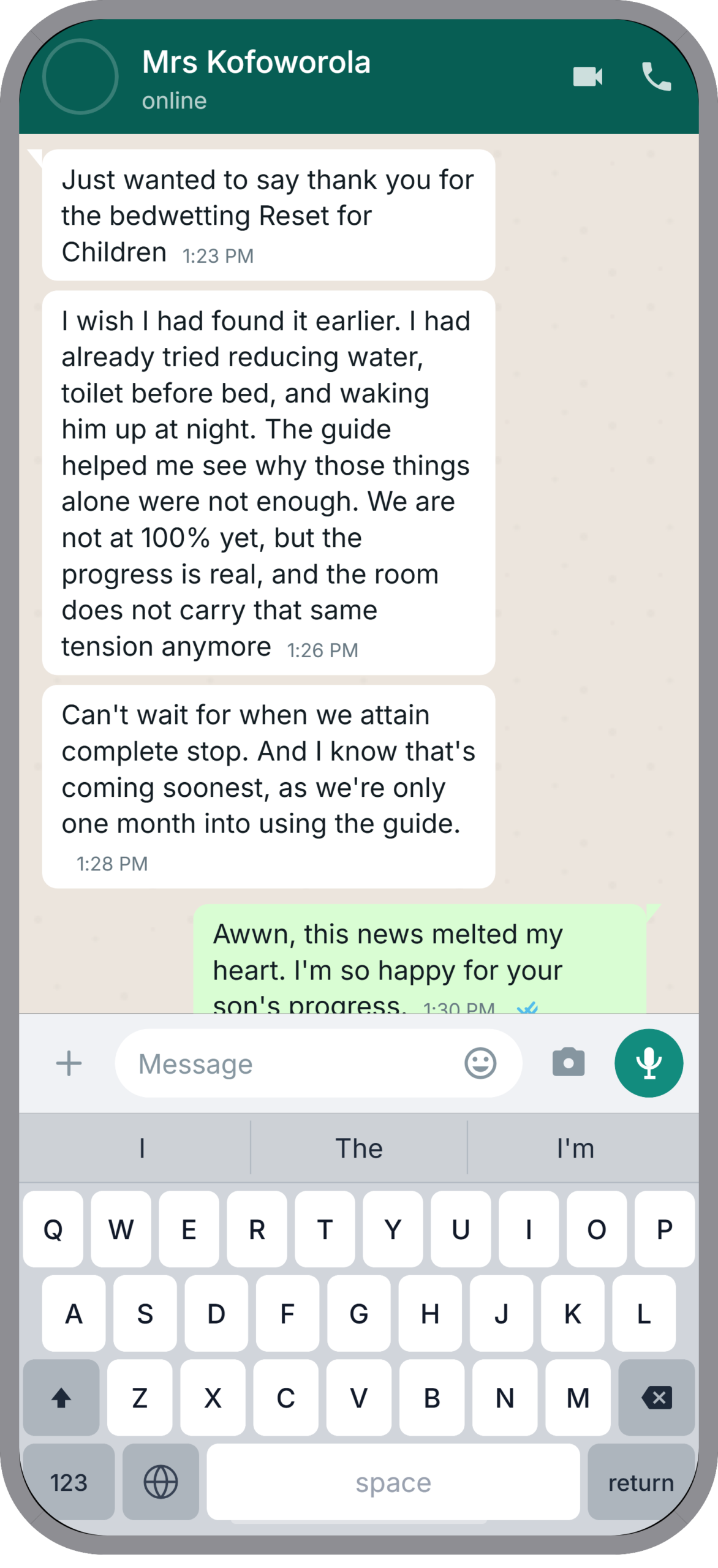 The Dry Night Support System